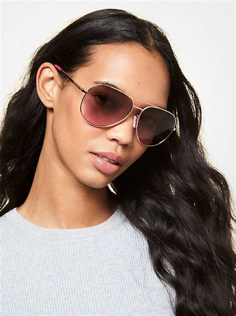 michael kors pink mirrored sunglasses|michael kors rodinara sunglasses.